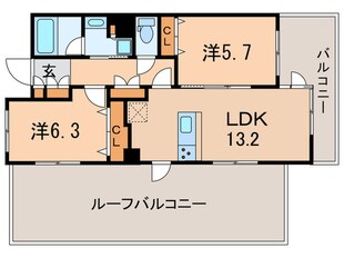 ﾚｼﾞﾃﾞｨｱﾀﾜｰ上池袋(ﾊﾟｰｸ棟)の物件間取画像